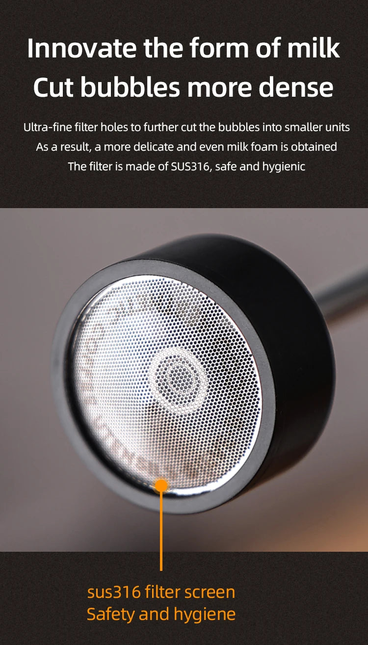 Bincoo New Milk Foamer Coffee Whisk Mixer Electric Blender Egg Beater Mini Frother Handle Stirrer Cappuccino Maker Cooking Tools