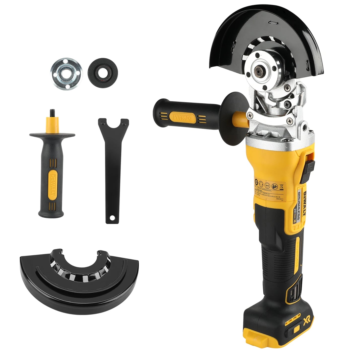 DEWALT DCG405FN Angle Grinder 20V Brushless Motor Cutting Machine 125mm Rechargeable Cordless Handheld Polishing Machine