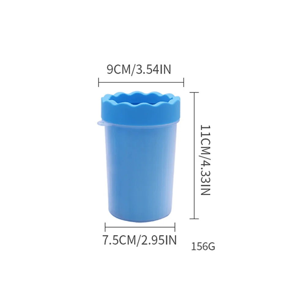 Portable Paw Cleaner Cup - 3-Size Silicone Pet Foot Washer for Dogs & Cats, Summer Outdoor Mud Remover 