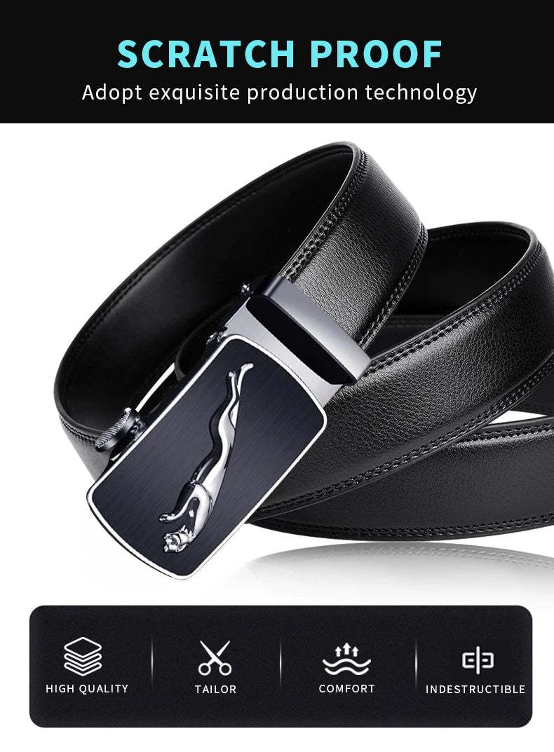 Youth Belt Brand Belt Men's Belt High Quality Men's Luxury Belt Men's Belt Male Buckle Metal Automatic Buckle