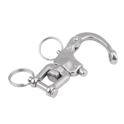 Boat Parts Swivel Shackle Sailboat Sailing Silver Spare Parts Spring Hand Drawn 316 Stainless Steel Accessories