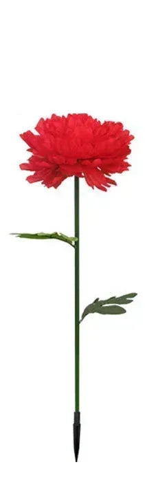 3 Heads Solar Lights Outdoor Decorative Solar Garden Lights tulips Flower Lawn Lamp for Yard Patio Garden Decor