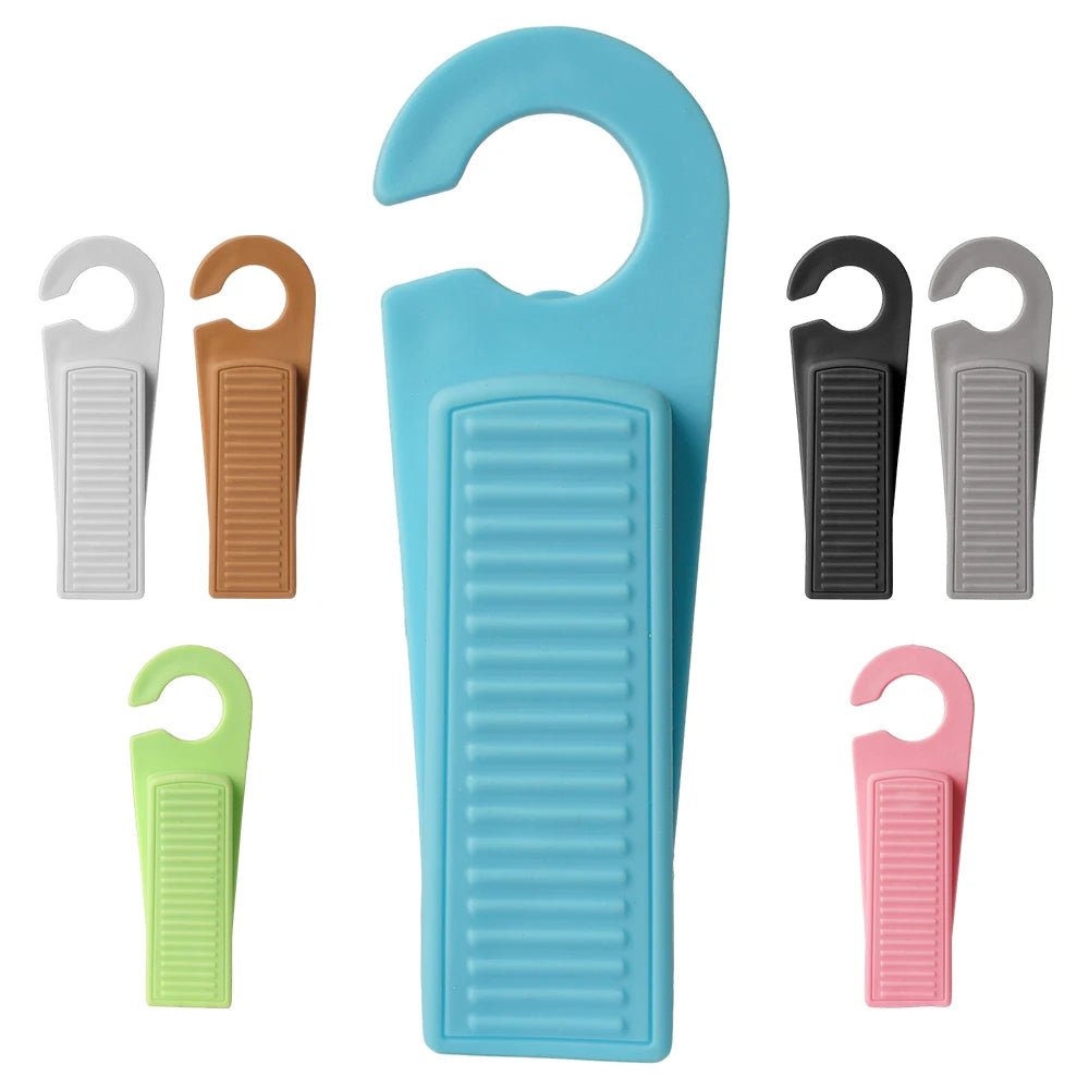 Door Stopper Floor Slanted Wedge Floor Stackable Stops Indoor Door Stopper Duty Rubber Floor Stop Prevents Doors From Closing