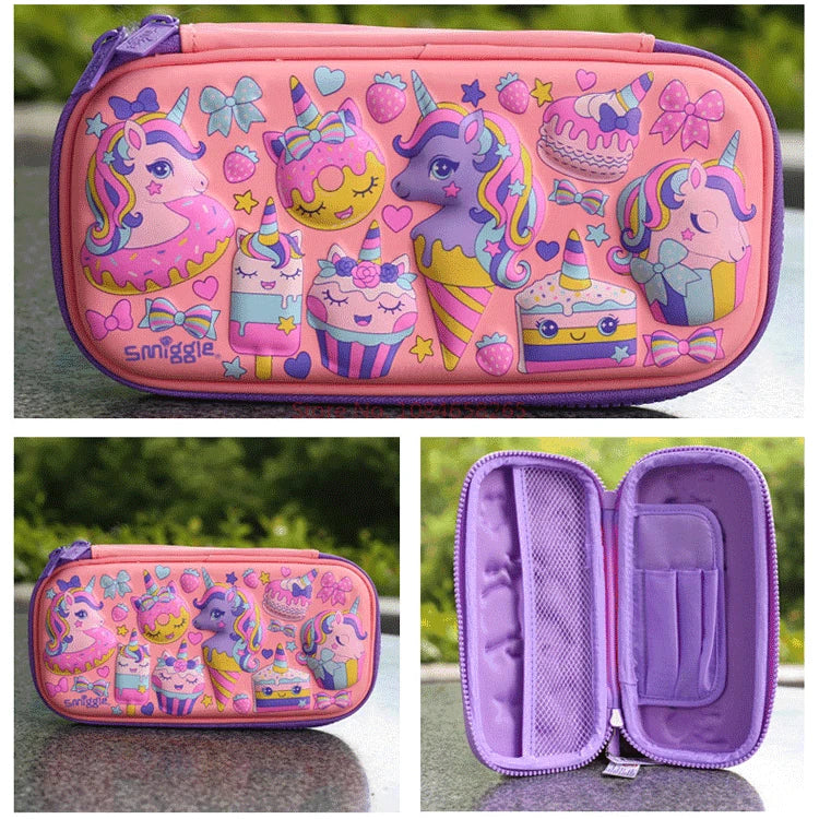 Genuine Australian Smiggle Pencil Case Cute Student Stationery Pencil Case Pencil Bag Student Gift