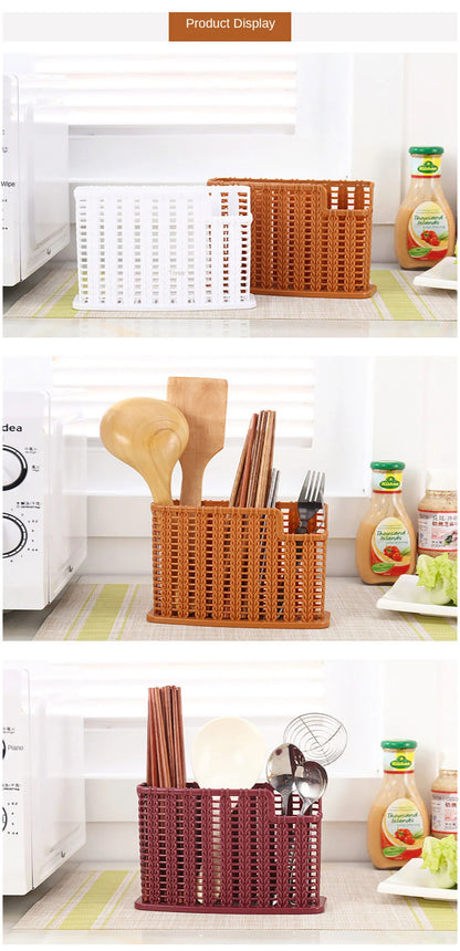 Utensil Drying Racks Knife Stand Drain Rack Cutlery Organizer Spoon Fork Chopstick Holder Kitchenware Tray for Kitchen Organizer