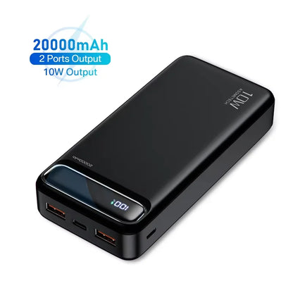 Power Bank 20000mAh Portable Charger Poverbank USB Type C PD Fast Charging Powerbank 10000mAh External Battery for iPhone Xiaomi