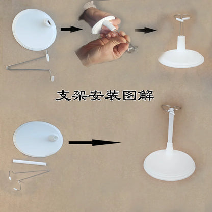 LABUBU Adjustable Metal White Black Doll Dummy Puppet Wrist Stand Holder Bracket Support Dollhouse Accessories Toy Store Display