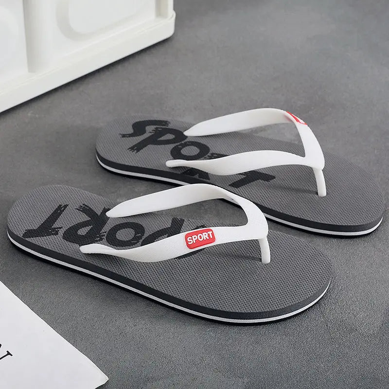 Flip Flops Slippers for Men Outdoor Beach Sandals Man Designer Luxury Fun Elegant Original Low Price 2025 Fashion Trend Shoes