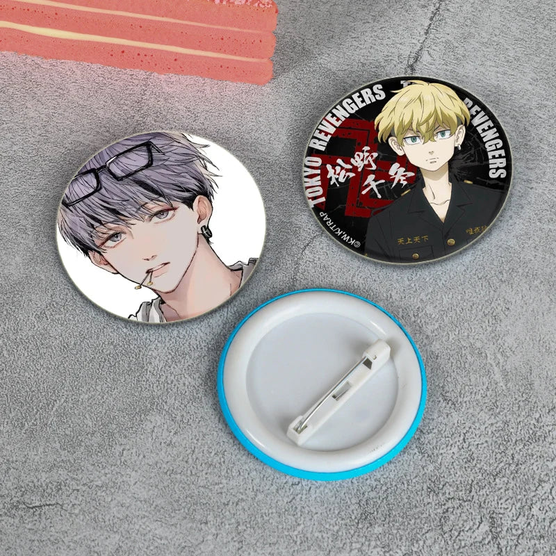 Fashion Accessories Anime Tokyo Revengers Brooches Backpack Clothes Accessories Decor Lapel Pin Badge for Fan's Collection Gifts