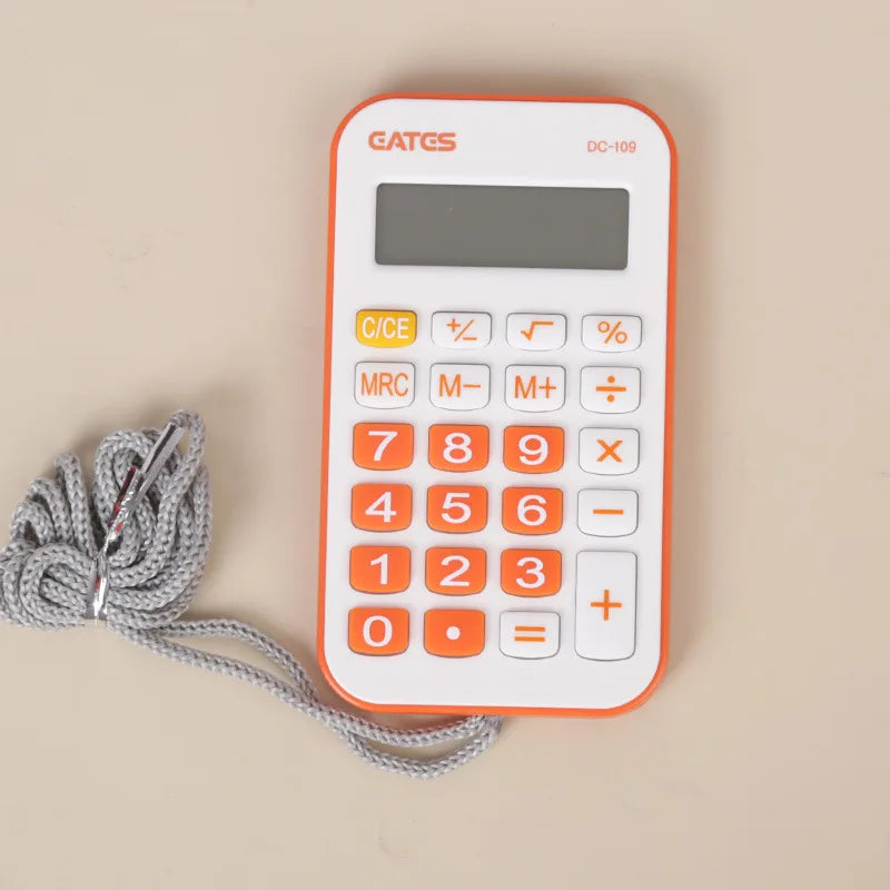Student Calculator Simple Design Basic Calculator High Sensitivity Button Portable Calculator Student Stationery Supplies