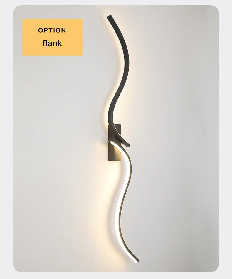 Modern Wall Lamp Letter LED Decorative Lights Nordic Living Room Wall light Corridor Hang Lamp Home Decoration Lighting Fixtures