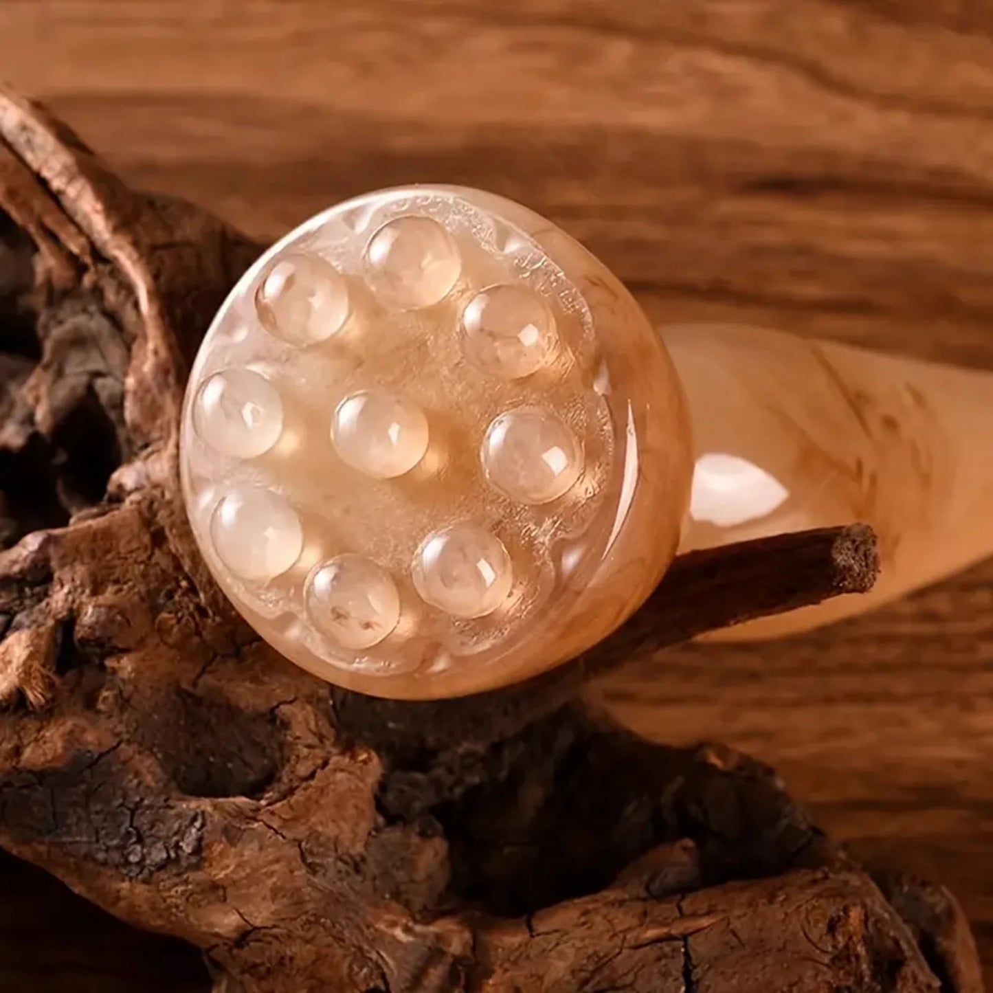 smooth Face Massage Tools Resin Gua Sha Face Skin Care massage sticks lotus seedpod shape massager facial Physiotherapy tool