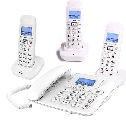 Wireless Telephone 1-4 handstes cordless Answering Machine 2.4G Corded Phone Handset office home hotel Long Range table phone
