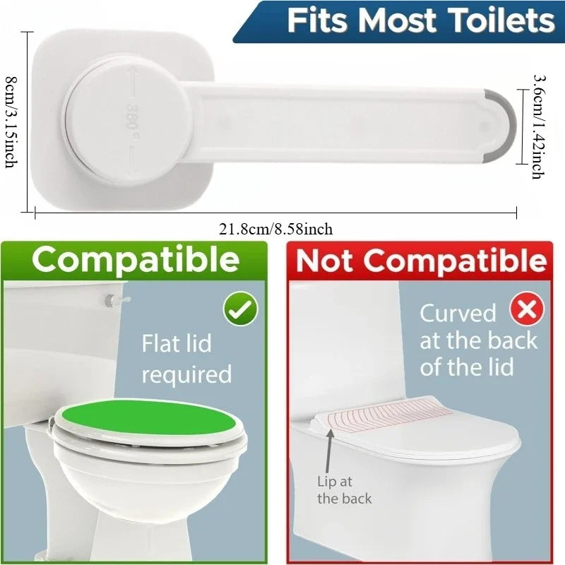 Baby Toilet Safety Locks Childproof Toilet Seat Lock Prevents Toddlers From Opening Toilet Lids Baby Safety Products in Bathroom