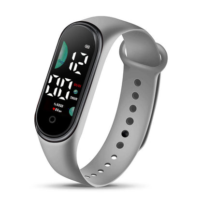 Electronic Clock Student Keychain Watch Silent LCD Digital Display Portable Student Exam Study Desktop Clock Keychain