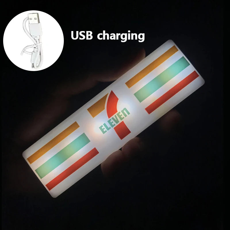 Room Decoration Fridge Magnets Coffee Shop Luminous Light Boxes Creative Convenience Store Light Signs Home Decorative Ornaments