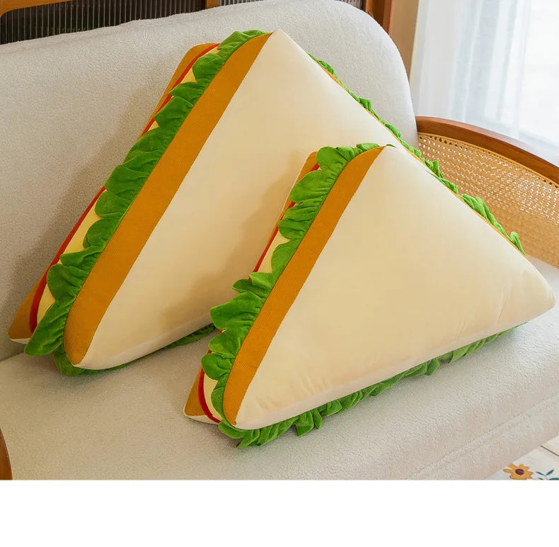 Plush Stuffed Toys Cute and Creative Sandwiches Pillows Toast Bread Children's Sofas Bedside Pillows Large Cloth Dolls Birthday