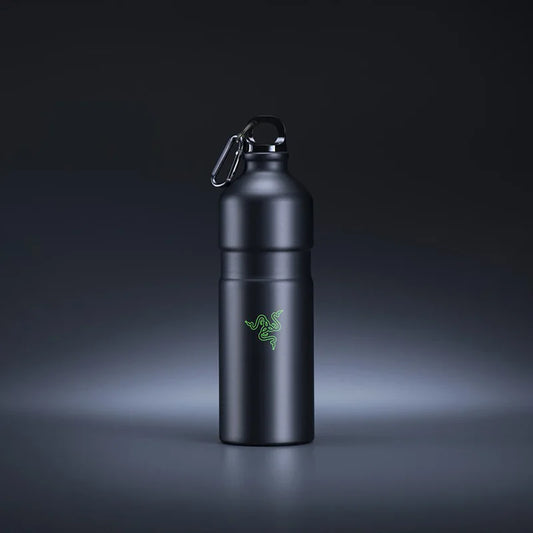 Razer Hydrator - Black Eco-friendly Aluminum Water Bottle 25.3 fl oz / 750ml capacity