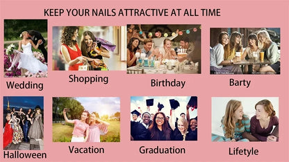 10Pcs High Quality Handmade Press on Nails Simple And Elegant  Royal A must For Trends Fashion Weapon Nail Stickers  Elegant