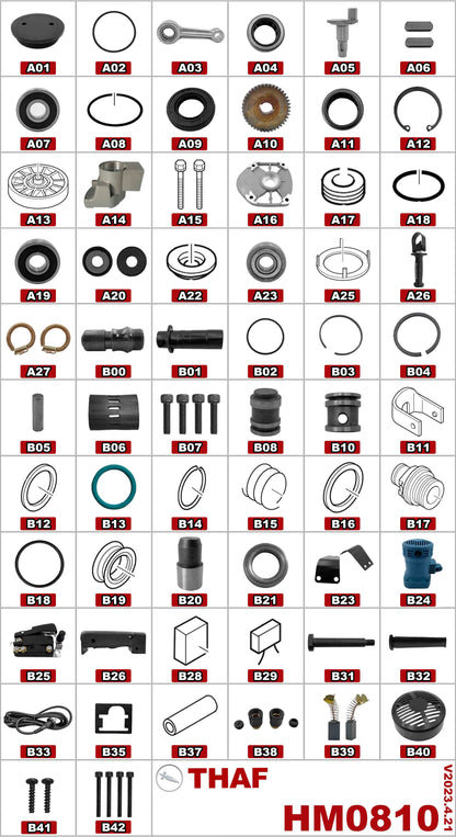 Connecting Rod Replacement Spare Part For Makita Demolition Hammer HM0810 A03