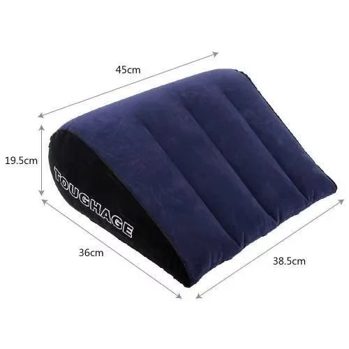 Portable Inflatable Pillow Multifunctional Body Pillow Cushion Positions Support Air Cushion Outdoor Travel Triangular PillowI