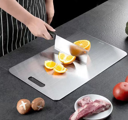 Kitchen Cutting Board Made of Stainless Steel with Durable,non Slip and Hygienic Surface Suitable for Preparing Meat Fruit Dough