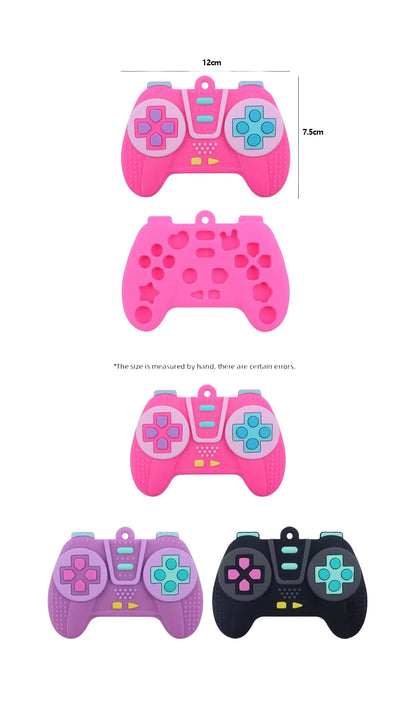 New Baby Chew Teething Game Controller Shape Silicone Teething Toy for Babies 6-12 Months Gifts Sensory Educational