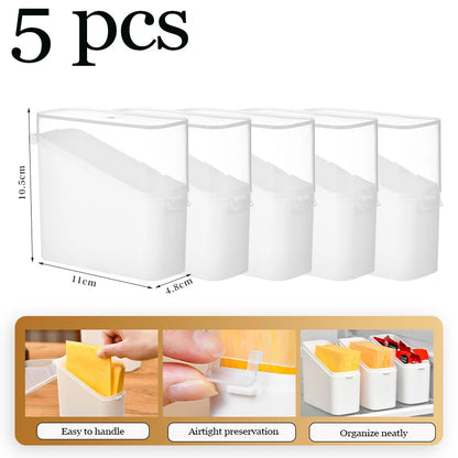 Refrigerator Organizers Case Food Container Cereals Cheese Storage Box Kitchen Fridge Coffee Holder Fresh Vegetable Fruit Basket