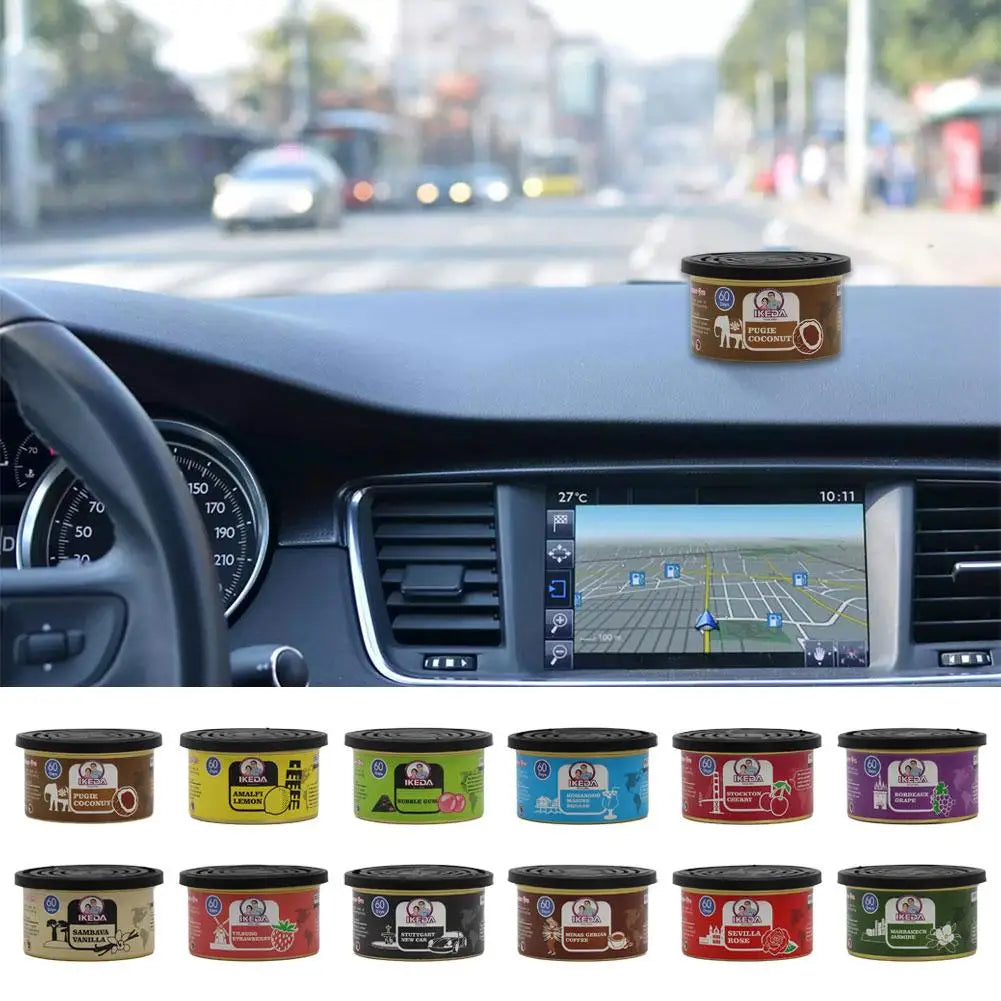 Car Air Freshene Organic Wood Fiber Aromatherapy Cans For Home Odor Eliminator Essential Long-Lasting Auto Ornaments Tools