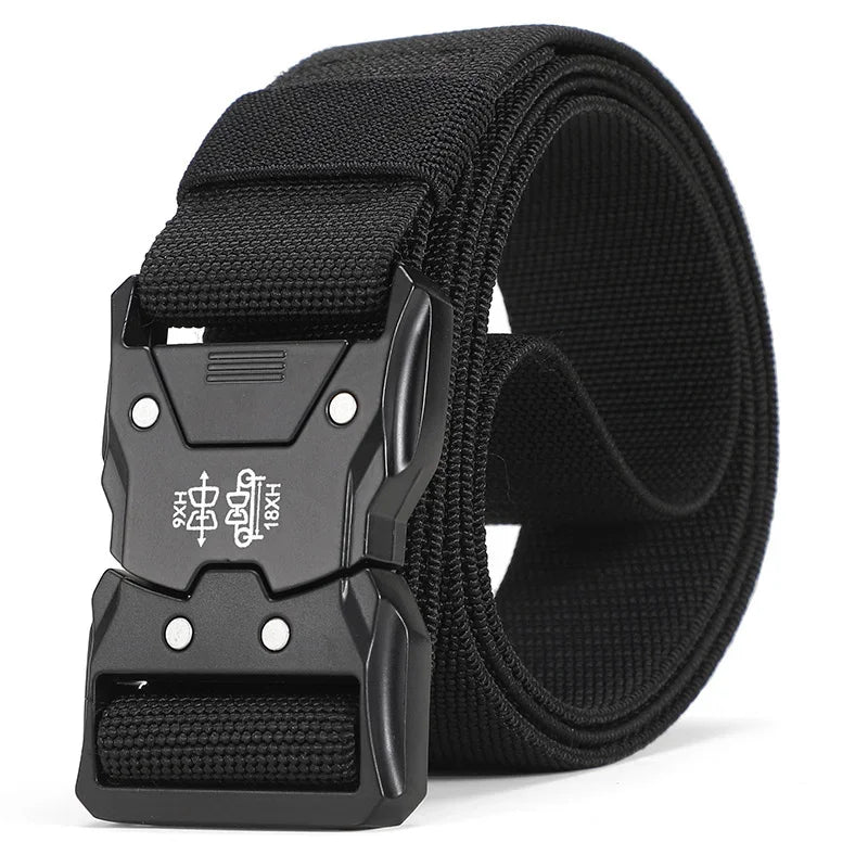 Tactical Belt Quick Release Elastic Belt Casual Tooling Training Belt Men's Trousers Belt