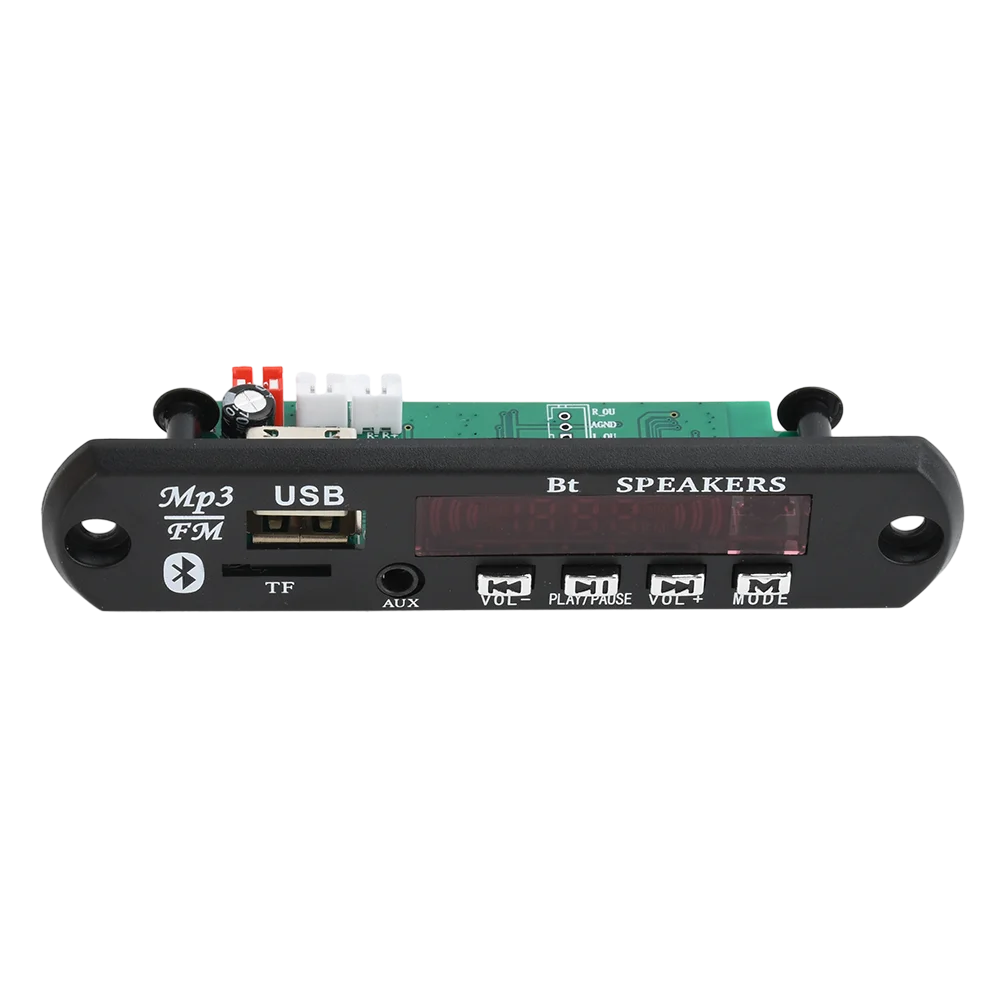 FM Radio DIY Electronics Kit Bluetooth 5.0-Compatible Speaker with Voice-activated Level Indicator DIY Electronics Kit