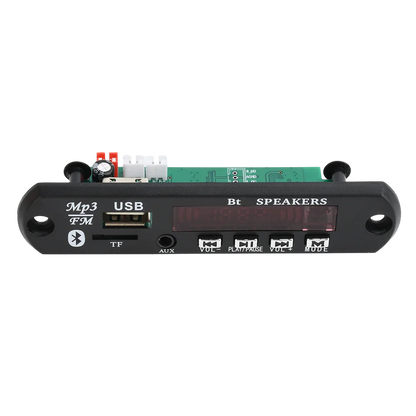 FM Radio DIY Electronics Kit Bluetooth 5.0-Compatible Speaker with Voice-activated Level Indicator DIY Electronics Kit