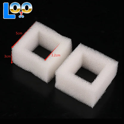 10Pcs Cat Water Fountain Water Pump Foam Filters Compatible With Square Dispensers Pre-Filtered For Fresh & Clean Drinking Water