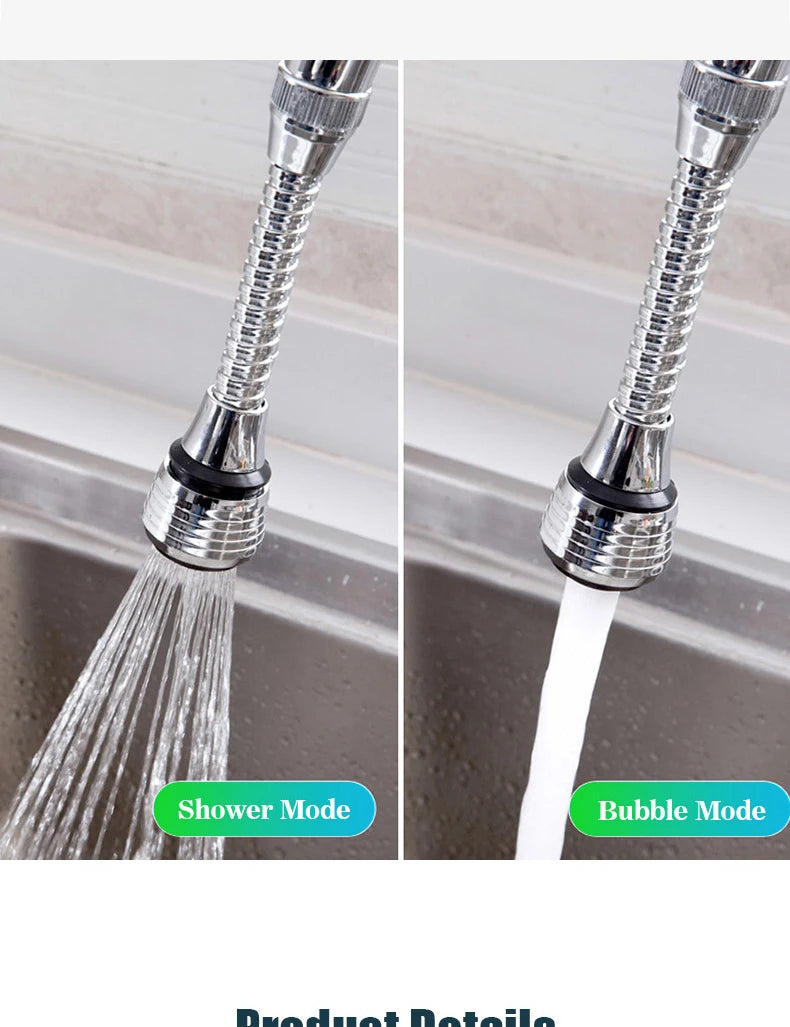 Kitchen Faucet Nozzle Extender Sink Water Tap Nozzle Filter Bubbler Faucet Aerator Attachment Home Bathroom Toilet Accessories