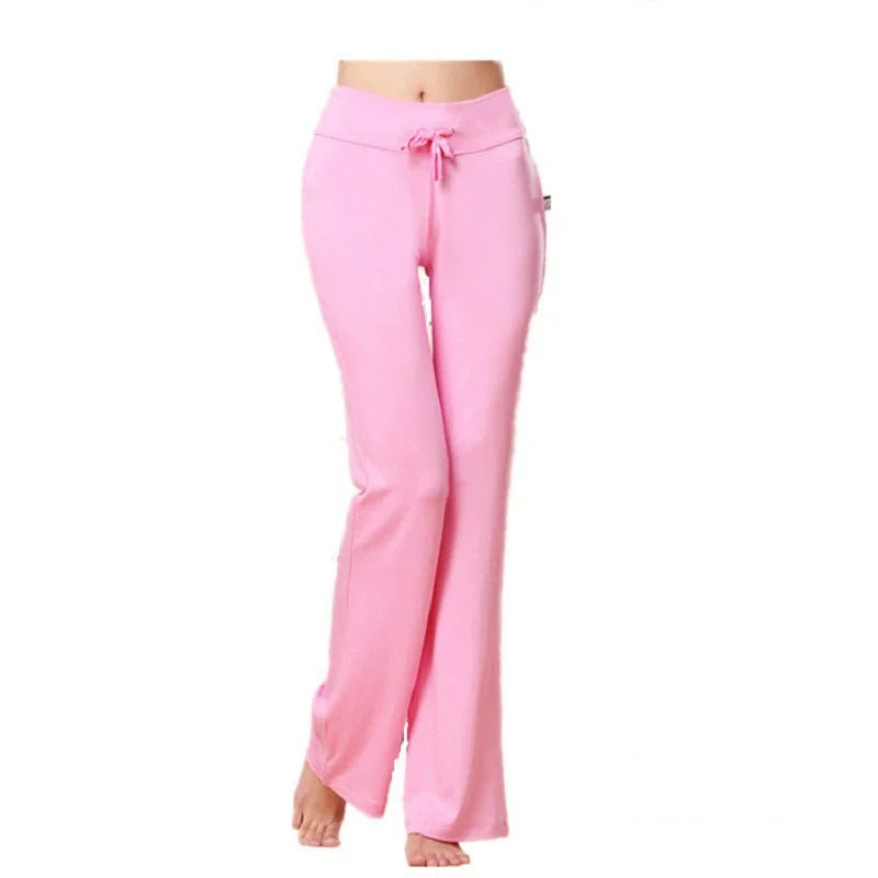 2025 New Elegant Women's Pants Palazzo Flared Wide Killer High Waist OL Ladies Career Long Trousers