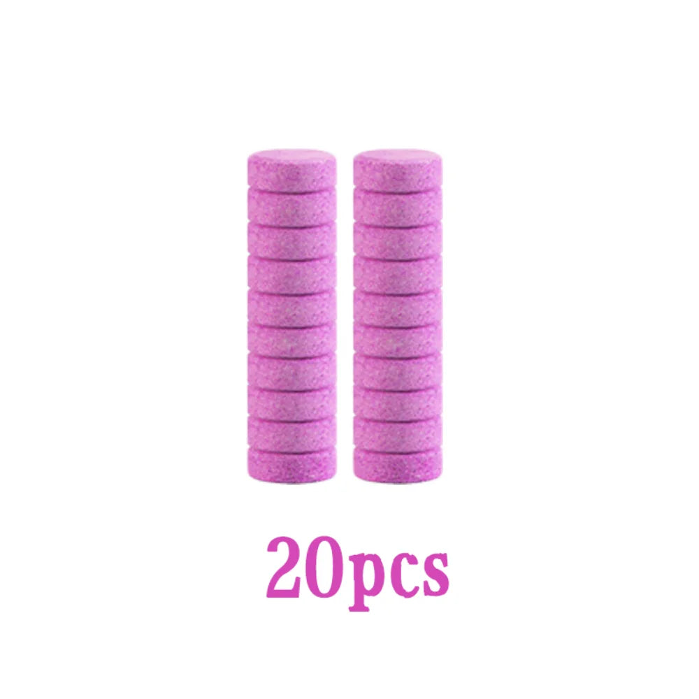 50pcs Car Effervescent Washer Tablet Auto Glass Washing Tablet Car Windscreen Cleaner Windscreen Glass Cleaning Tablet