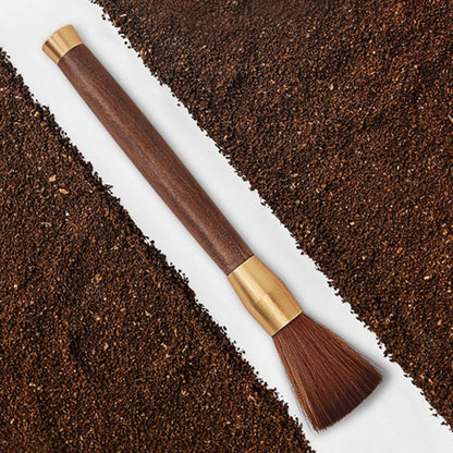 E5BB Elegant Wood Coffee Grinder Brush Kitchen Tool Coffee Accessories Coffee Powder Brush Coffee Cleaning Brush for Coffee