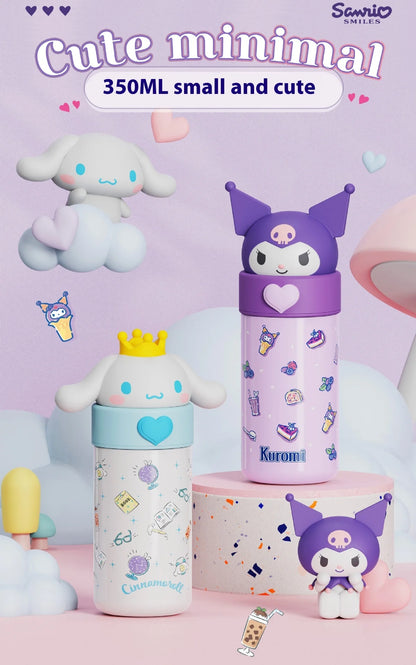 Cartoon Insulated Cup With High Appearance Children'S Water Cup Cute And Portable Student Food Grade Insulated Water Cup Gift