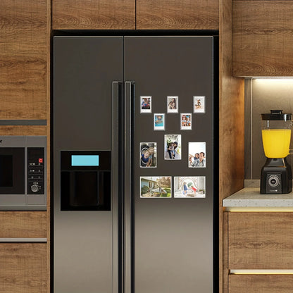 Acrylic Refrigerator Magnetic Frame, Clear Reversible Refrigerator Magnet Photo Frame, Display Frame, For Fujifilm