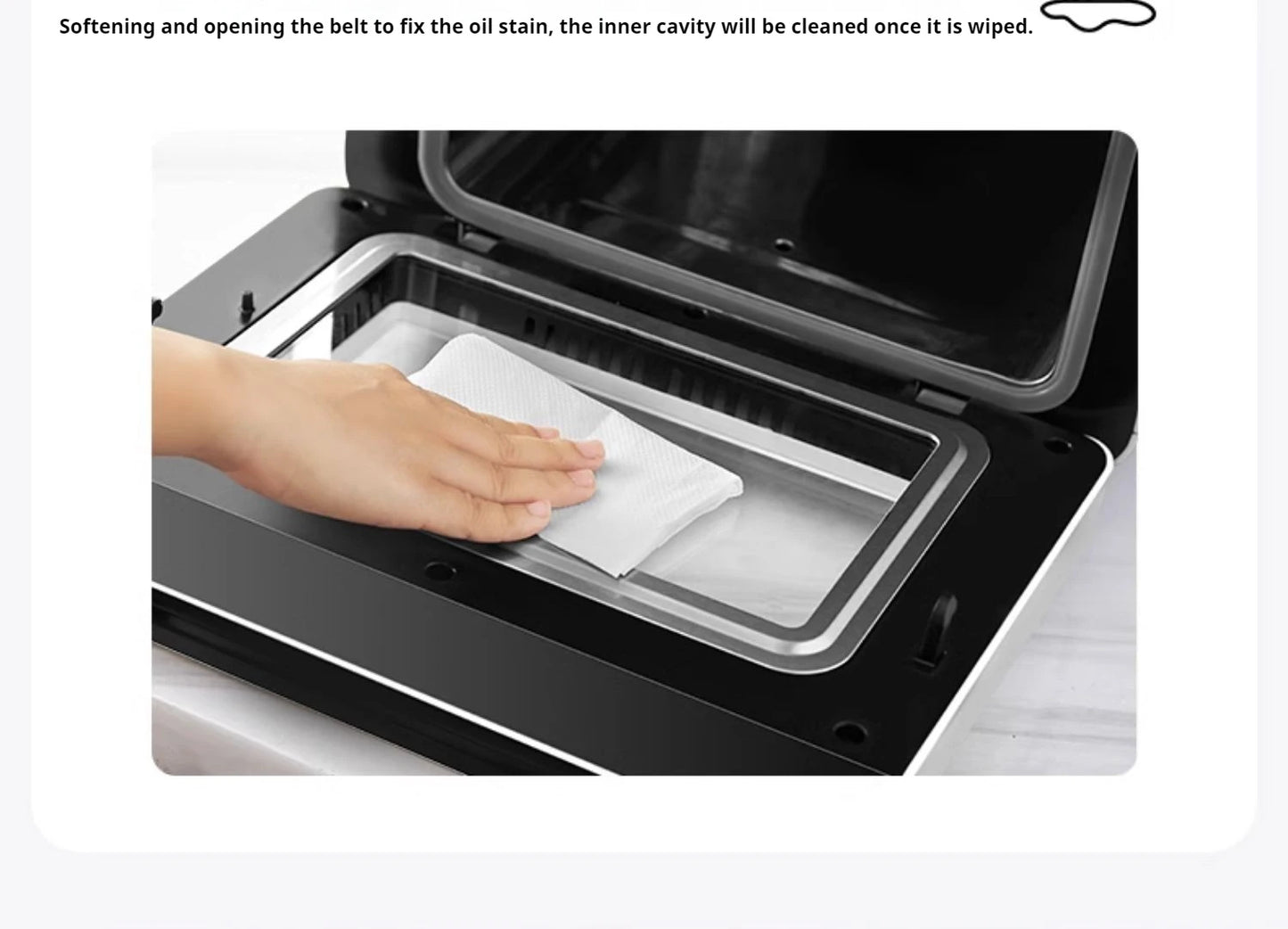 High-end smart air fryer, baking and frying dual-purpose, fully automatic and efficient touch-screen air steam oven for commerci