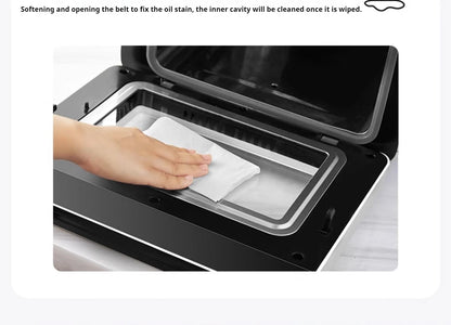 High-end smart air fryer, baking and frying dual-purpose, fully automatic and efficient touch-screen air steam oven for commerci