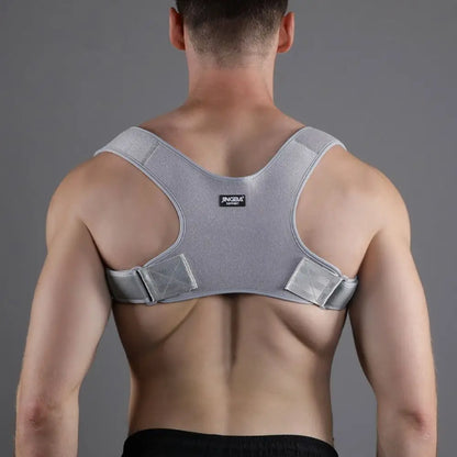 Unisex Posture Corrector Adjustable Back Fracture Support Men Women Back Clavicle Spine Shoulder Correction Brace Belt Strap