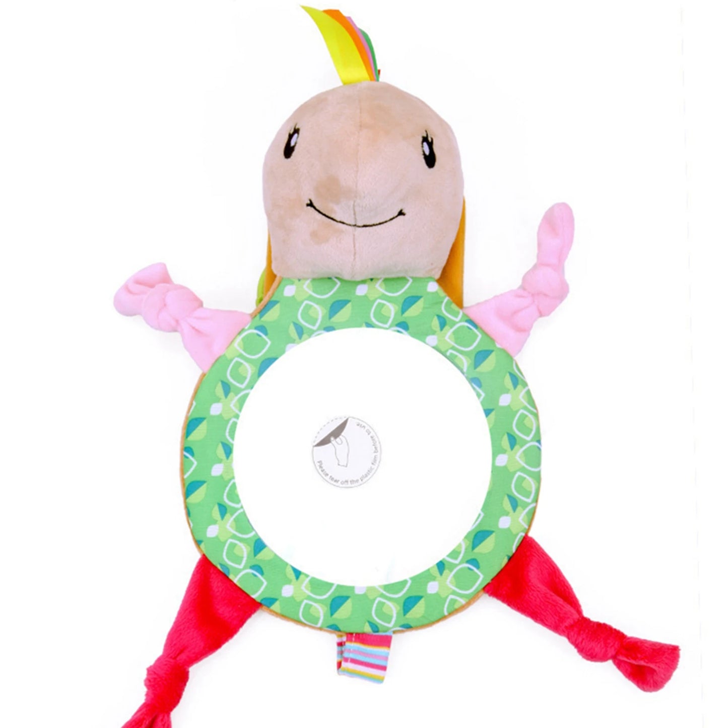 Cute Baby Car Mirror Adjustable Back Seat Mirror Safety View Back Seat Mirror Baby Facing Rear Ward Infant Care Square Safety