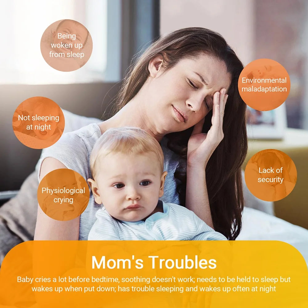 Portable White Noise Machine For Sleeping Baby Sleep Aid Noise Machine Kids Sleep Night Light 24 Natural Sounds Baby Sleeper