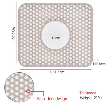 Sink Protectors for Kitchen Sink,Sink Mat,Grid Silicone Kitchen Sink Mat for Bottom of Stainless Steel Sink,Heat resistant mat