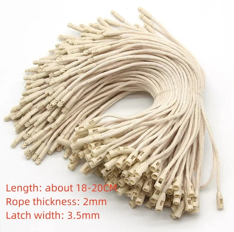 100pcs 20cm Length Clothing Tag  Loop Pins Security Loop Tag Fasteners Price Tag Fastener