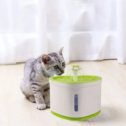 2L pet dog automatic electric USB silent water dispenser Cat heart-shaped fountain water dispenser