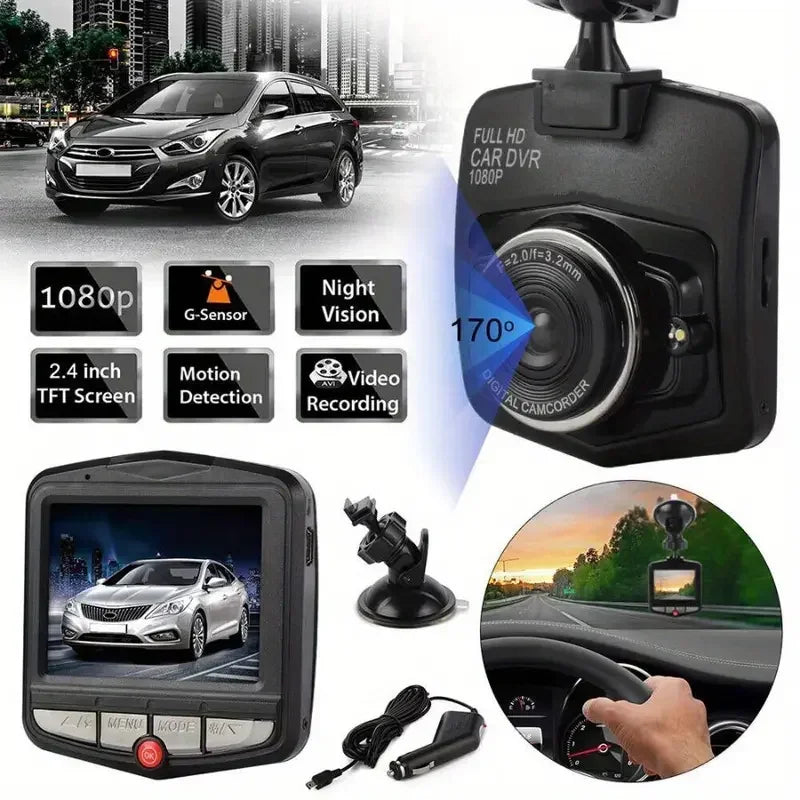 1080P Car DVR Dash Cam for Cars Camera HD Video Recorder for Vehicle Dvrs Night Vision Monitor Parking Vehicle Camera