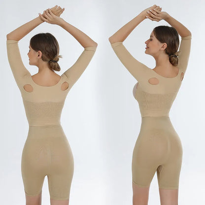 Upper Arm Shaper Posture Corrector  Shapewear Tops Chest Brace Up Vest Women Arm Shoulder Compression Sleeves Body Shaper Corset