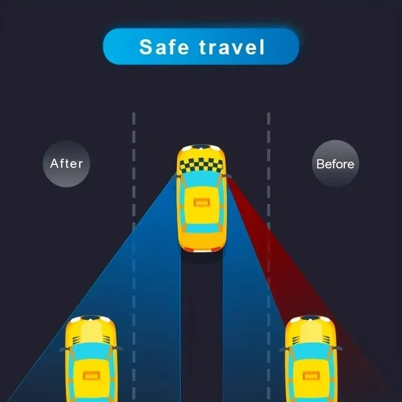 1Pair Car Blind Spot Mirror 360 Degree Adjustable Car Rearview Convex Mirror For Car Reverse Wide Angle Parking Rimless Mirrors